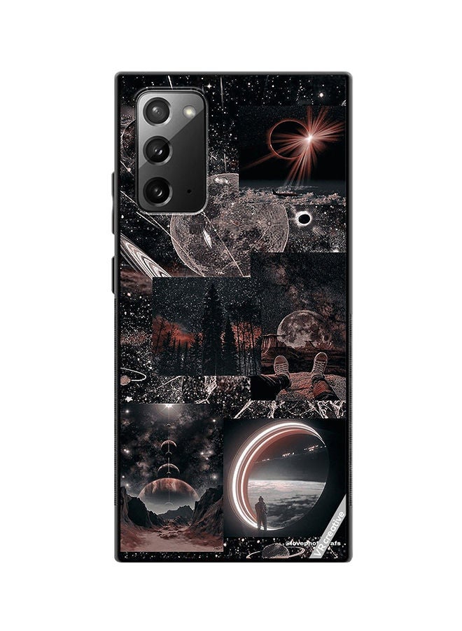 VR CREATIVE Protective Case Cover For Samsung Galaxy Note20 5G Galaxy Design Multicolour - Image 1