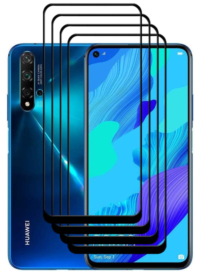 ACLIX 4 Pieces Antistatic ESD Dustproof Premium Quality High Definition Tempered Glass Screen Protector Designed For Huawei nova 5T - Image 1
