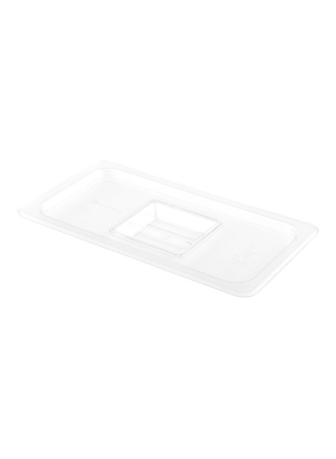 Restaurantware LID ONLY: Met Lux Lid For 1/3 Size Food Pans, 1 Freezer-Safe Lid For Commercial Food Storage Container - Containers Sold Separately, For Kitchens, Restaurants, Or Cafeterias  - Image 1