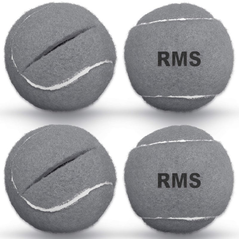 RMS Walker Glide Balls A Set of 4 Balls with Precut Opening for Easy Installation Fit Most Walkers Grey