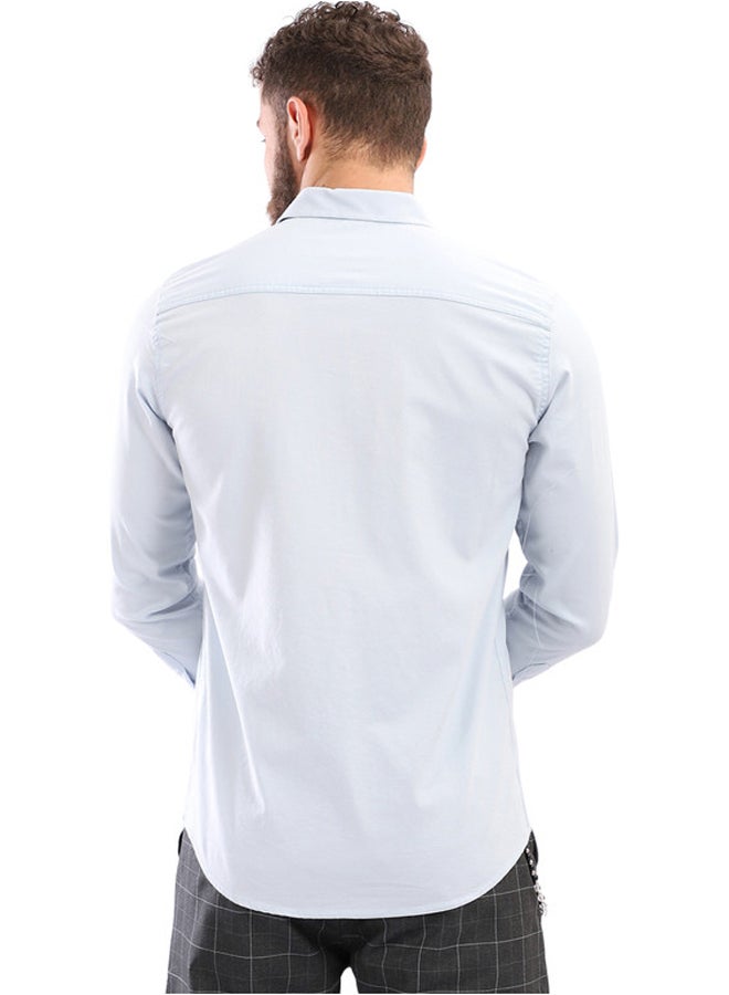 WHITE RABBIT Printed Long Sleeves Button Down Shirt - Image 3