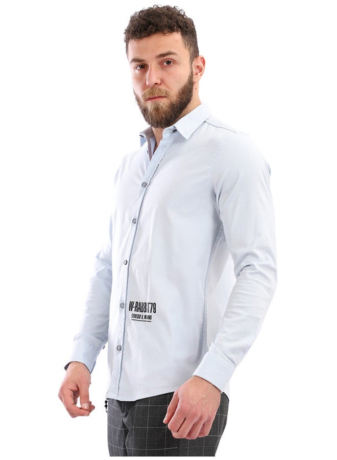 WHITE RABBIT Printed Long Sleeves Button Down Shirt - Image 2
