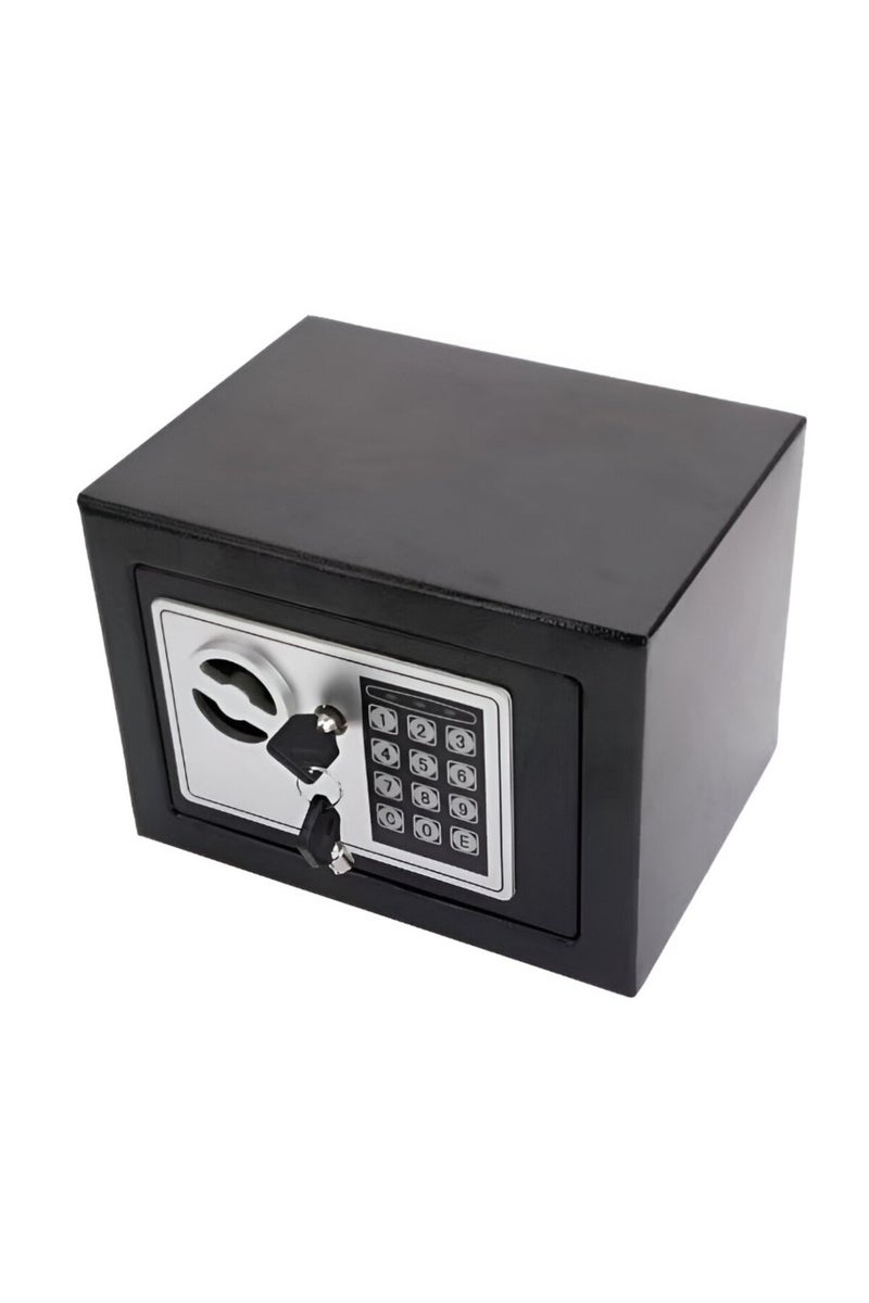 REXA Digital Electronic Safety Locker – Black Secure Safe Box - Image 1