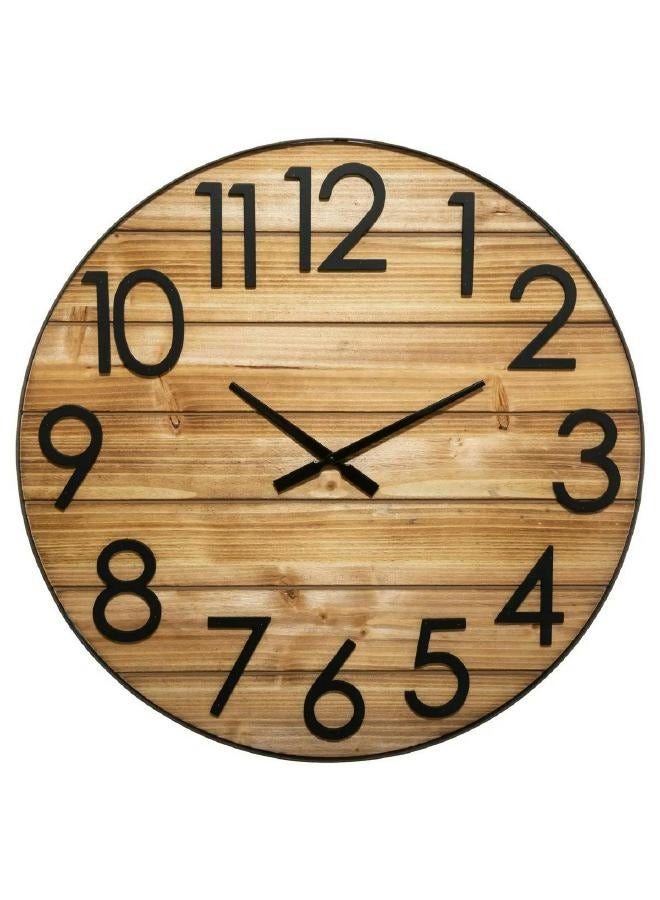 لوفت ABBY، ساعة حائط، D70XW4CMS، خشب، ألومنيوم-173803 ساعة حائط ديكور غرفة المعيشة، ساعة حائط ديكور غرفة المعيشة وغرفة الطعام وغرفة النوم والمطبخ - Image 3