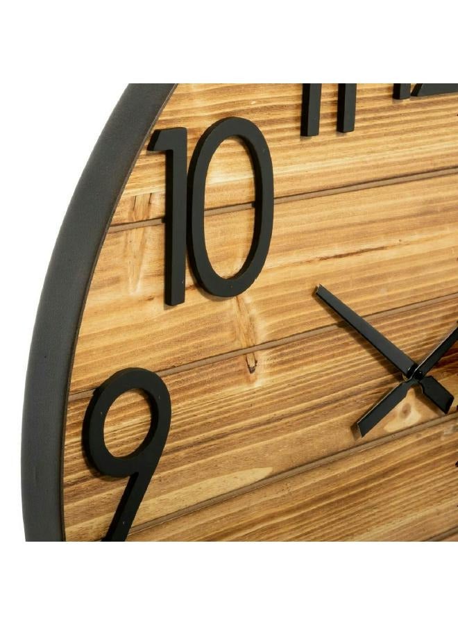 لوفت ABBY، ساعة حائط، D70XW4CMS، خشب، ألومنيوم-173803 ساعة حائط ديكور غرفة المعيشة، ساعة حائط ديكور غرفة المعيشة وغرفة الطعام وغرفة النوم والمطبخ - Image 2