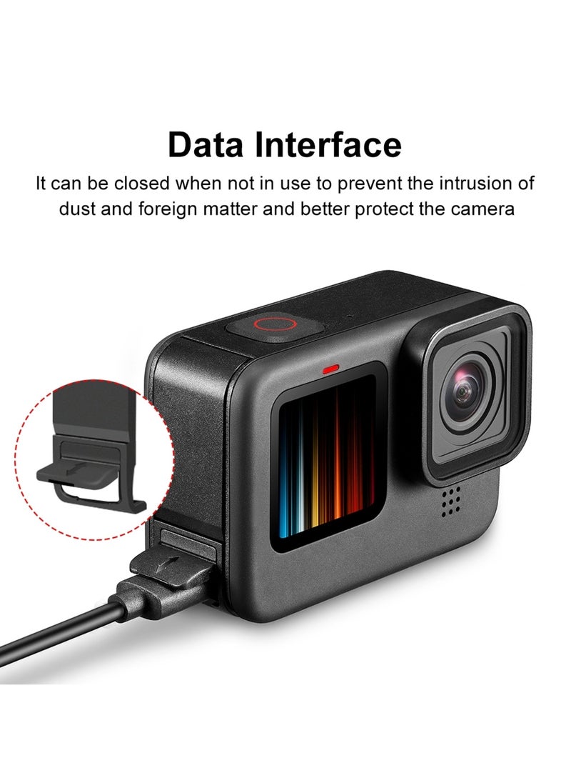 PULUZ PULUZ POM Plastic Battery Side Interface Cover for GoPro HERO10 Black / HERO9 Black  - Image 3