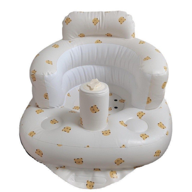Spot Bb Stool Korean Style Seat Kidsren'S Bath Inflatable Cushion Portable Baby Cushion Baby Learning Chair - Image 1