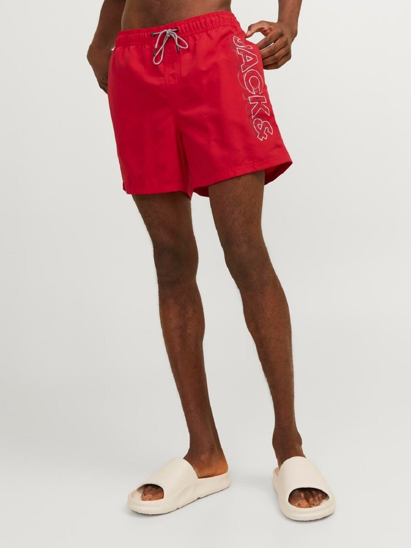 Jack Jones Men's Printed Swim Shorts 12253118  - Image 1