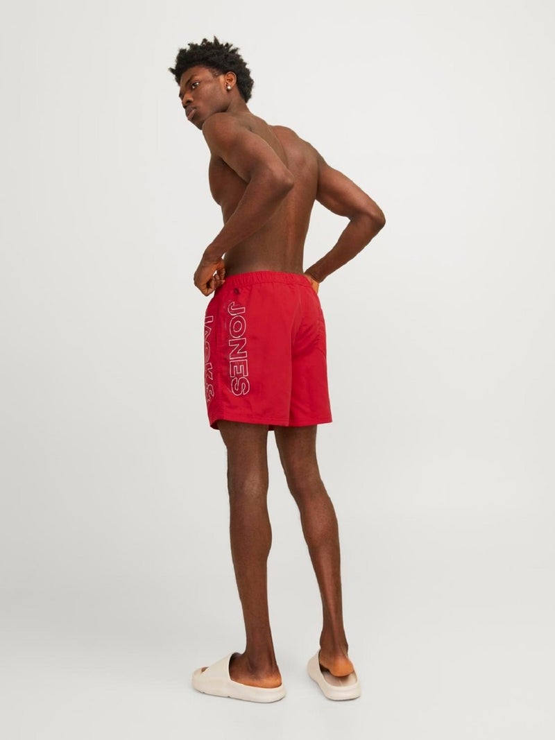 Jack Jones Men's Printed Swim Shorts 12253118  - Image 4