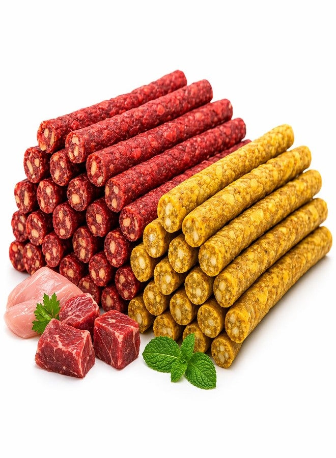 VIPCOLLECTION Dog Chew Sticks Munchy (0.9 Kg) 450 G Chicken & 450 G Mutton Flavour Mix,Premium Rawhide Dental Chews For All Breeds,Long-Lasting Dog Treats For Healthy Teeth & Gums,All Life Stages - Image 4