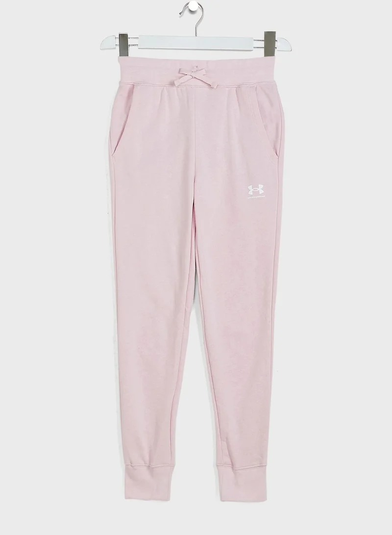 UNDER ARMOUR Youth Rival Fleece Sweatpants
