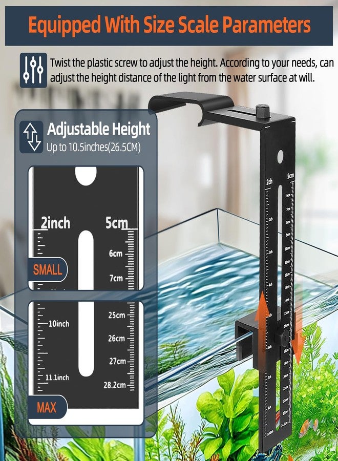 هايغر حامل مشبك إضاءة حوض السمك من هيجر (لطراز HG-957)، قطعتان، قاعدة/حامل/قوس/قاعدة/مثبت إضاءة حوض السمك - Image 5