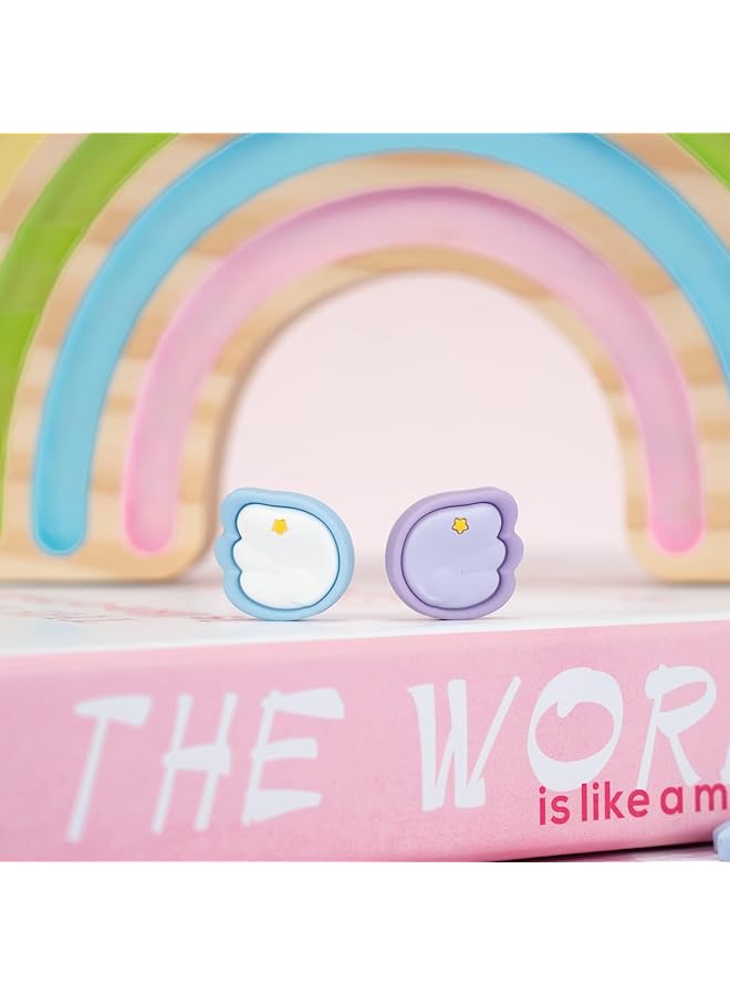 GEEKSHARE Cute Silicone Thumb Grip Caps Joystick Cover Compatible With Switch/Oled/Switch Lite 4Pcs Little Wings - Image 4