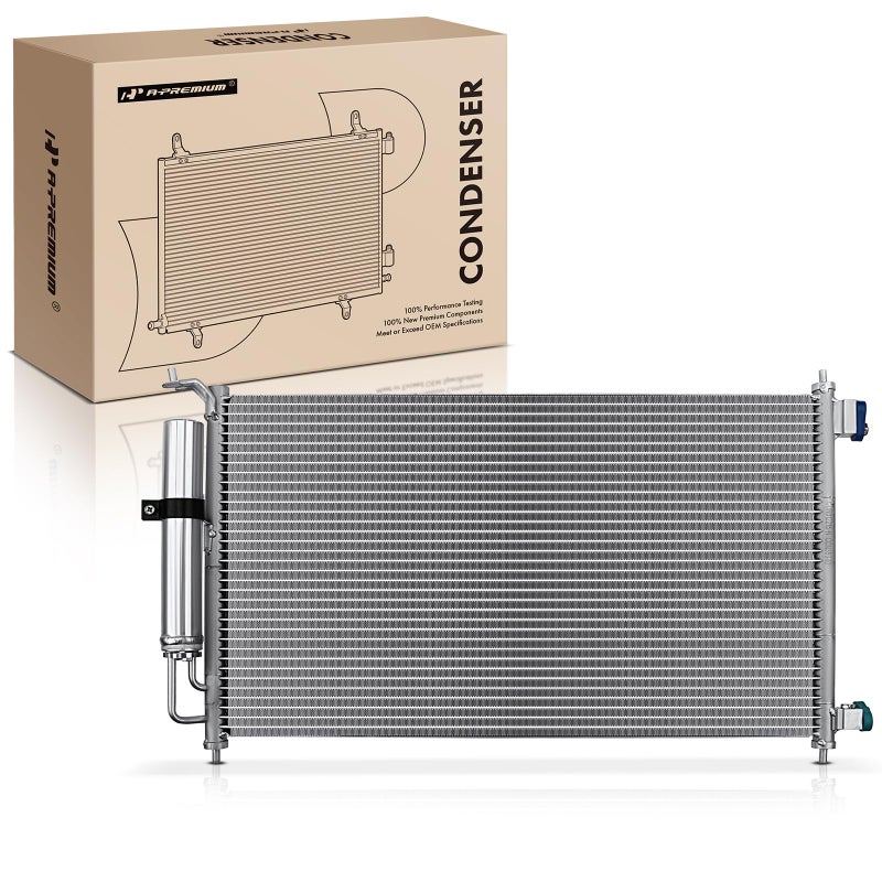 APremium Air Conditioning AC Condenser Compatible with Nissan Versa 20072012 Cube 20092014 Replace 92110AX800