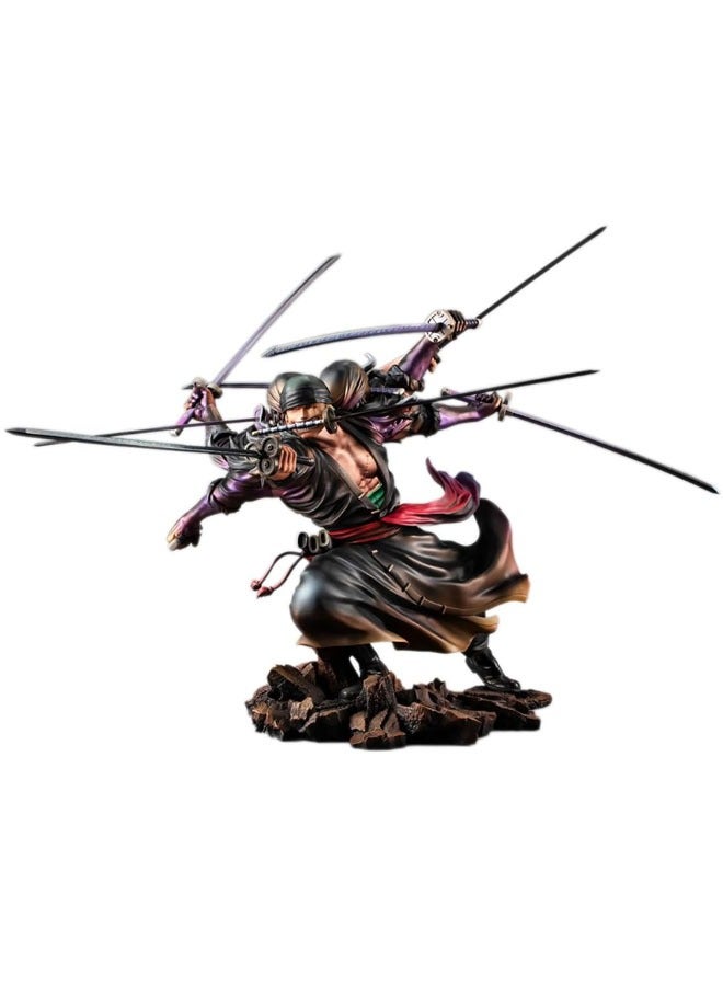 Megahouse - WA-Maximum Collection Figures, Demon's Souls Kyuutou-ryuu Asura Roronoa Zoro Limited Edition, Toy Decoration Collectible Gift from One Piece Nine Knife Ryu Zoro Model  - Image 1