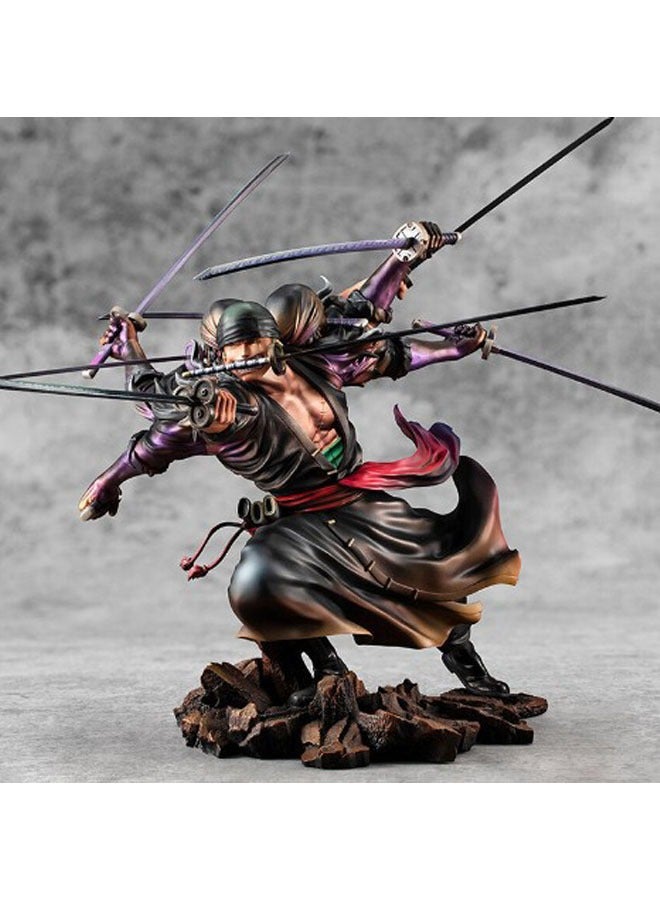 Megahouse - WA-Maximum Collection Figures, Demon's Souls Kyuutou-ryuu Asura Roronoa Zoro Limited Edition, Toy Decoration Collectible Gift from One Piece Nine Knife Ryu Zoro Model  - Image 2