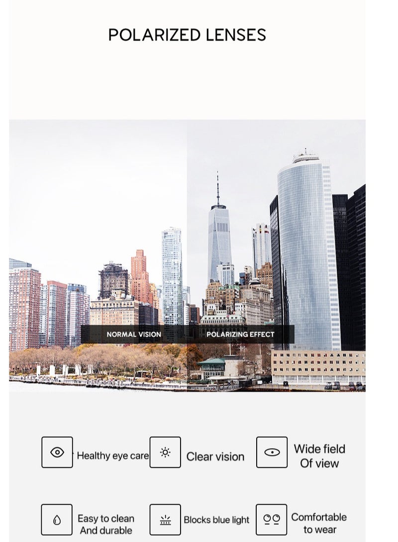 أزياء النظارات الشمسية ذات الحافة الكاملة - Image 5