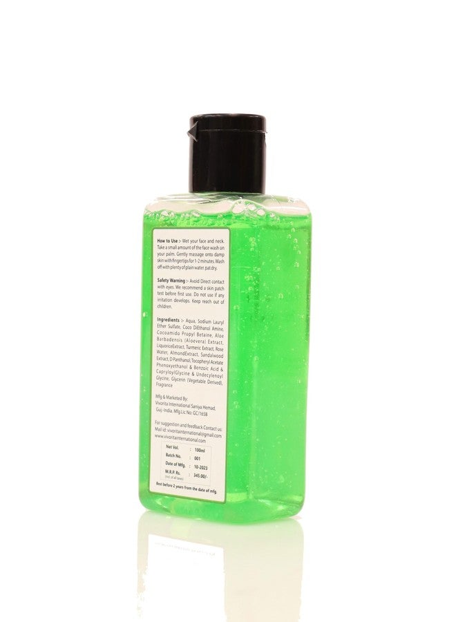 Quat Face Wash Gentle Skin Cleanser for Dry to Normal, Sensitive Skin, 100ml Alovera Face Wash with Niacinamide, Vitamin B5 - Image 2