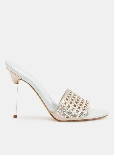 GUESS Mably Studded Heel Sandals