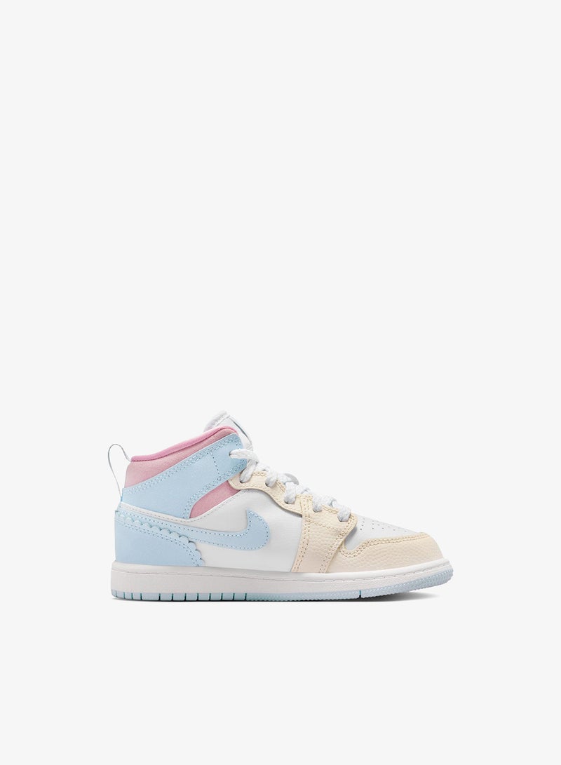 Jordan Kids Jordan 1 Mid Se Fem Gp - Image 1