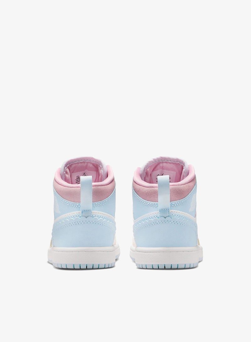 Jordan Kids Jordan 1 Mid Se Fem Gp - Image 4