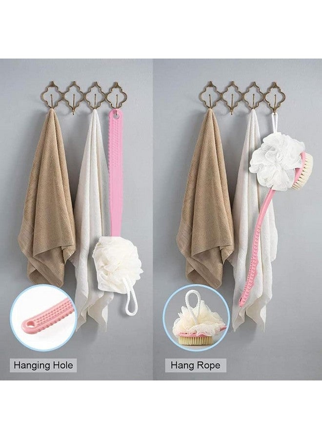 Ncry 2 IN 1 Bath Body Brush with Soft Loofah and Bristles,Back Scrubber with Curved Long Handled Shower Brush for Wet or Dry, Women & Men Body,Face and Spa Washing(2 IN 1 BATH BODY BRUSH) - Image 5