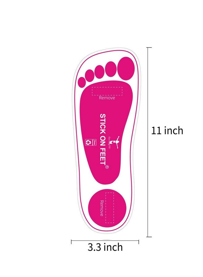 STICKONFEET 25 Pairs(50Feets) Premium Spray Tan Feet Pads Protectors Pro Sunless Airbrush Spray Tanning Tent Foot Protection - Image 3