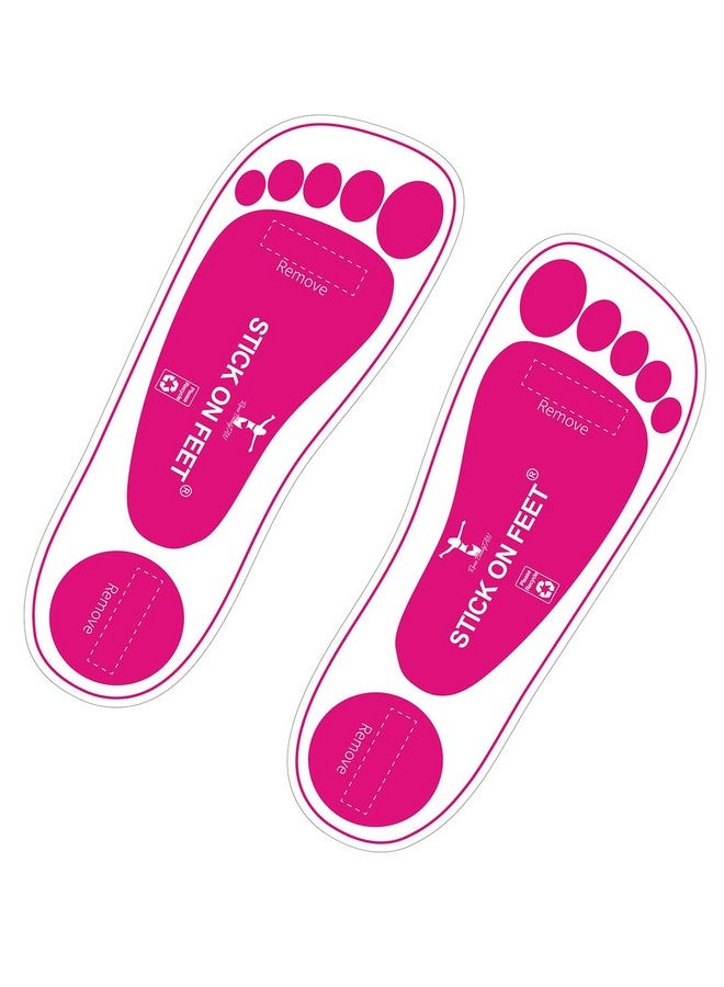 STICKONFEET 25 Pairs(50Feets) Premium Spray Tan Feet Pads Protectors Pro Sunless Airbrush Spray Tanning Tent Foot Protection - Image 4