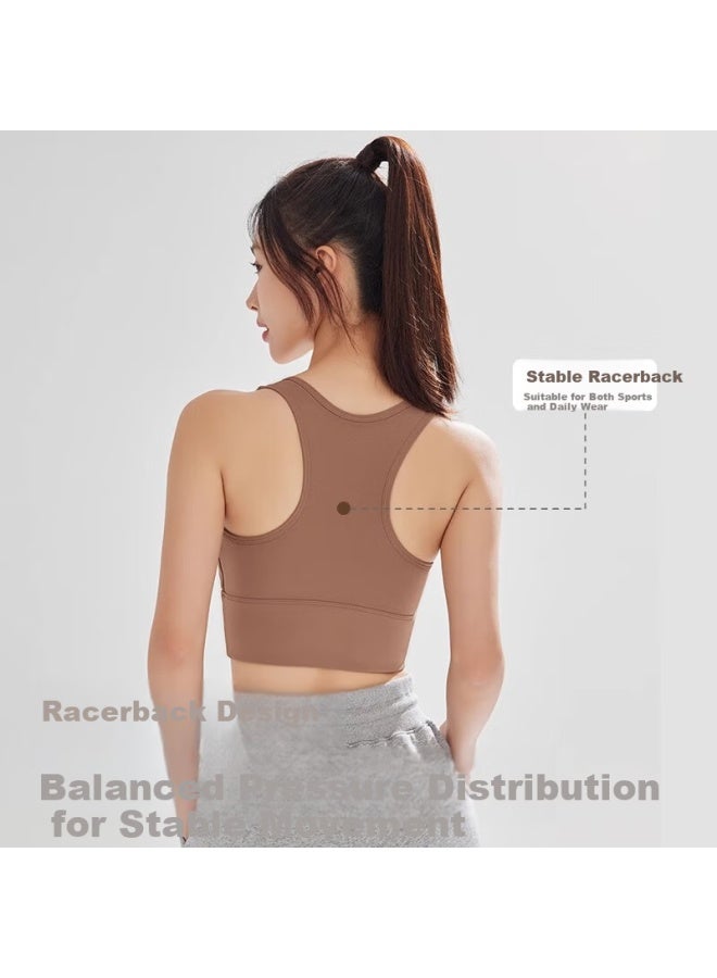 Never Me Women's Sports Bra Yoga Vest Fitness Top Running Shockproof Anti-sagging Inner Outer Wear - Image 2
