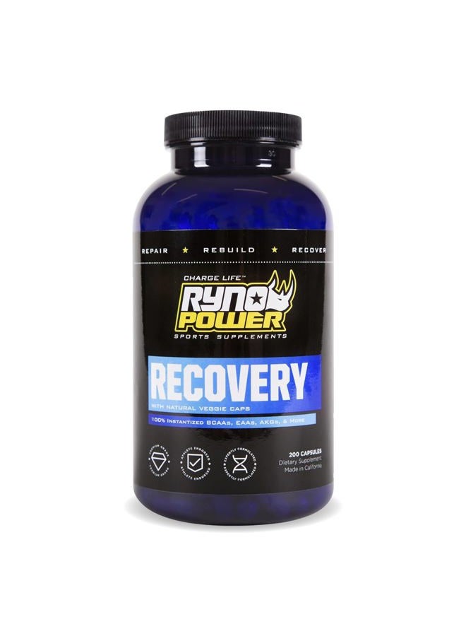 Ryno Power Recovery 100% Instantized Amino Acids 300 Capsules - Image 1