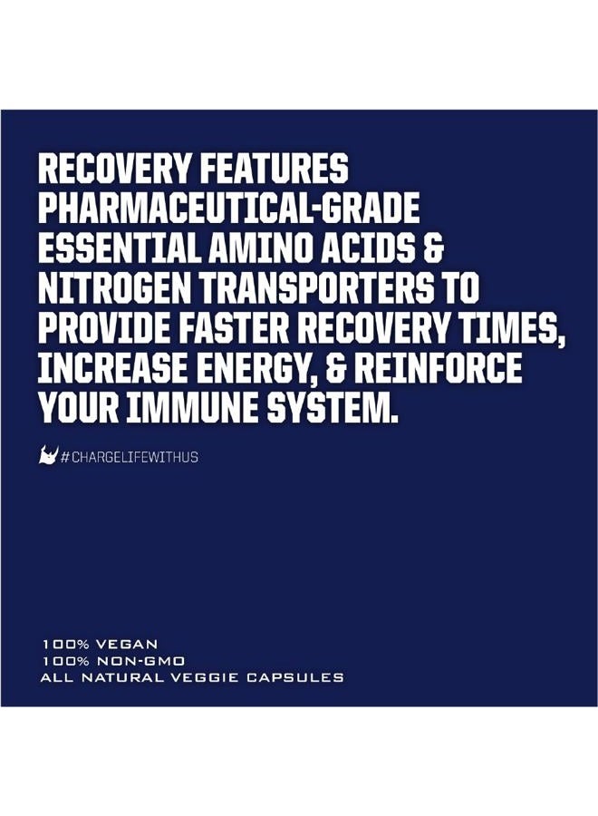 Ryno Power Recovery 100% Instantized Amino Acids 300 Capsules - Image 3