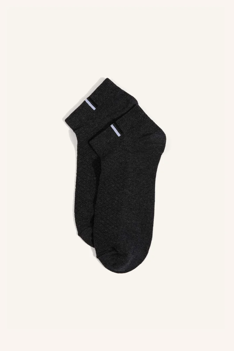 Defacto  Man 5 Piece Cotton Ankle Socks for Men | Best Price UAE