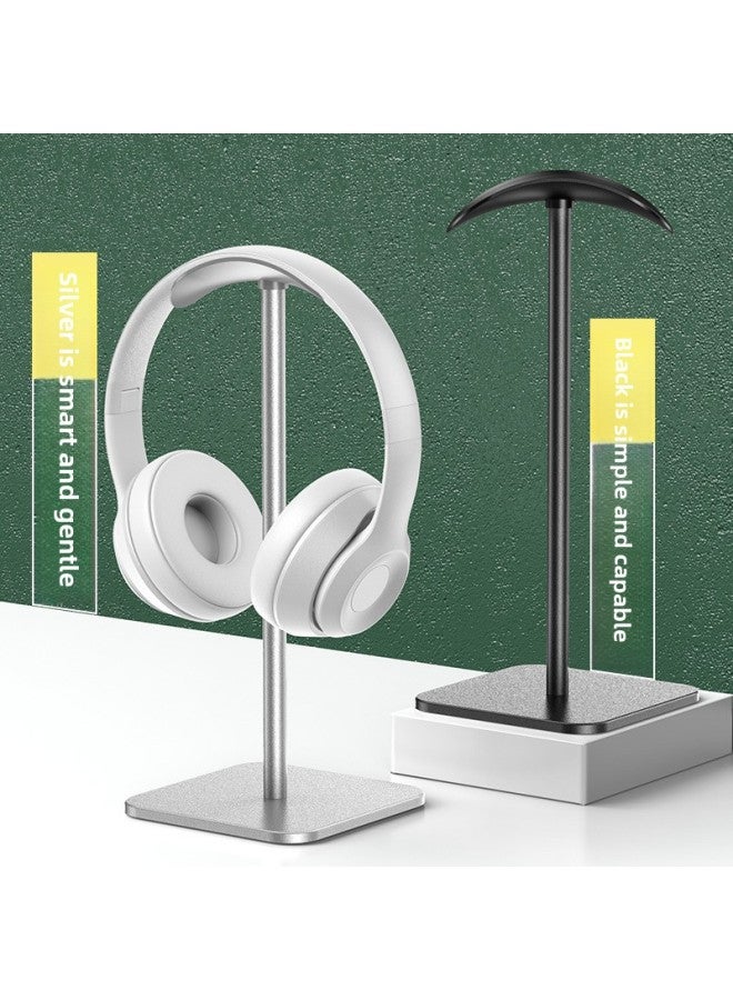 Loquat High-grade Aluminum Alloy Headset Bracket Hanger Creative Metal Headset Detachable Storage Headset Display Rack-Color:Black  - Image 3