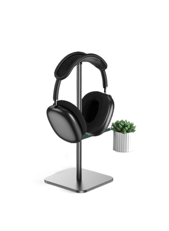 Loquat High-grade Aluminum Alloy Headset Bracket Hanger Creative Metal Headset Detachable Storage Headset Display Rack-Color:Black  - Image 2
