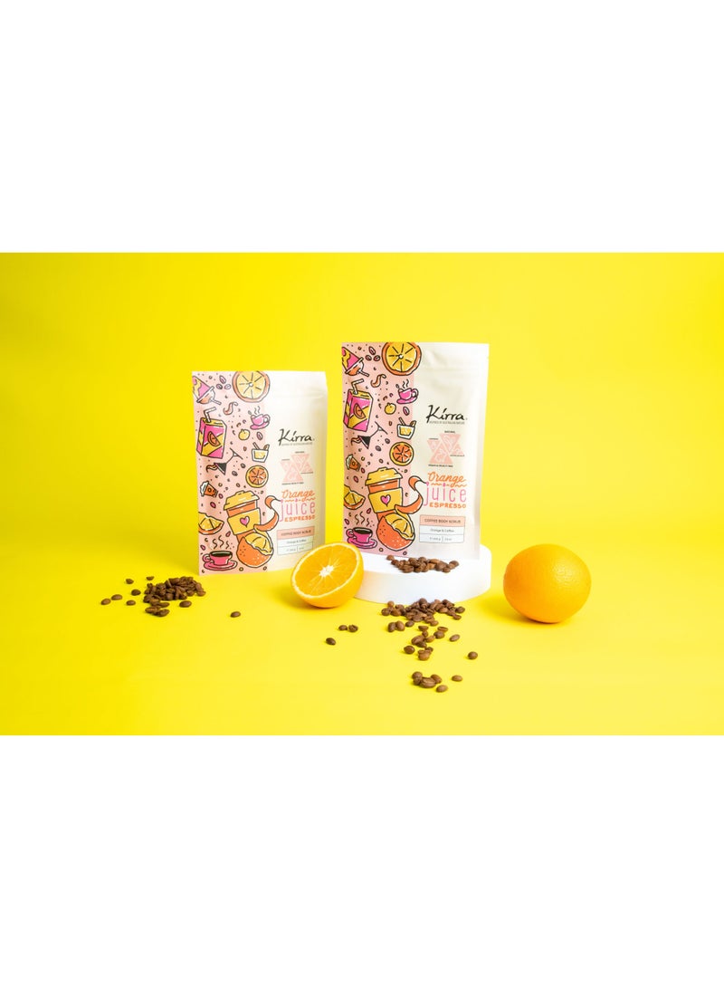 Kirra Orange Juice Espresso Vegan Coffee Body Scrub - Image 4