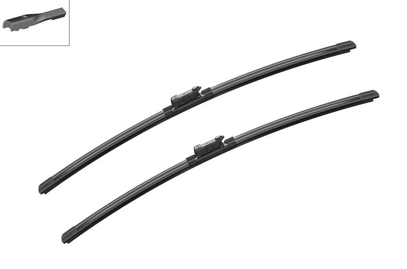 Bosch Wiper Blade Aerotwin A821S, Length: 600mm/600mm – Set of Front Wiper Blades - Only for Left-Hand Drive (EU) - Image 3