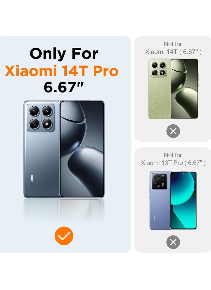 Houmt Xiaomi 14T Pro 5G Case Cover Premium Liquid Silicone Case with Soft Inner Microfiber Lining Cushion Shockproof Protective Cover for Xiaomi 14T Pro  - Image 2