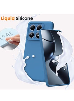 Houmt Xiaomi 14T Pro 5G Case Cover Premium Liquid Silicone Case with Soft Inner Microfiber Lining Cushion Shockproof Protective Cover for Xiaomi 14T Pro  - Image 3