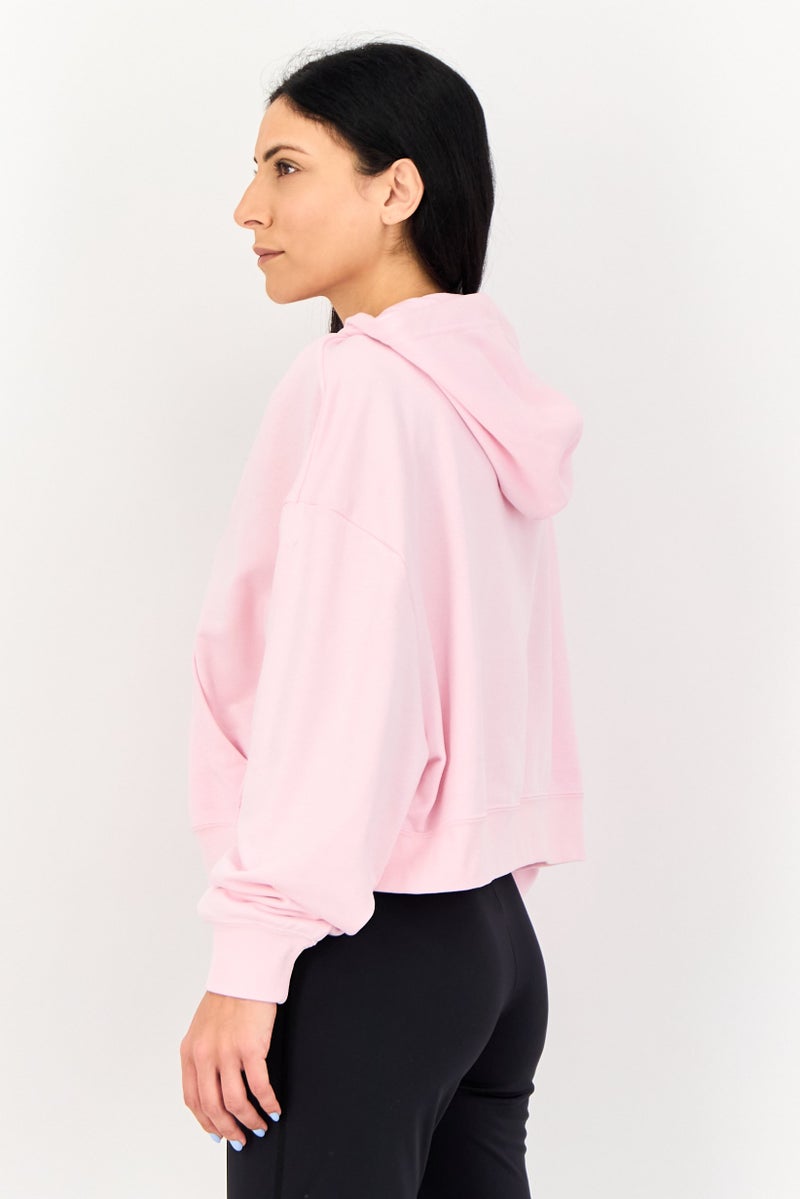 Nike Women Oversized Fit Long Sleeve Outdoor Hoodie, Pink - Image 4