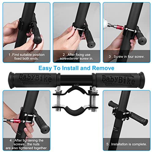 Ainiv Electric Scooter Handlebar for Kids, Child Safe Handrail, Adjustable Children's Handle Grip, Aluminum Alloy Armrest Handle Bar for Xiaomi Mijia M365 Electric Scooter Skateboard Accessory Parts - Image 4