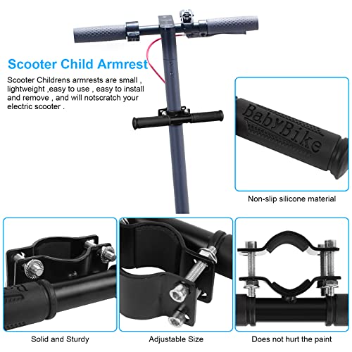 Ainiv Electric Scooter Handlebar for Kids, Child Safe Handrail, Adjustable Children's Handle Grip, Aluminum Alloy Armrest Handle Bar for Xiaomi Mijia M365 Electric Scooter Skateboard Accessory Parts - Image 5