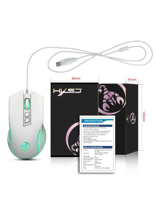 EBMINI New Frontier Esports Gaming Mechanical Silent Wired Mouse