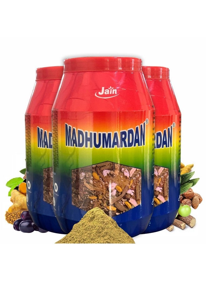 JAIN مسحوق جين مدهوماردان، 300 جرام (عبوة من 3) | 100% طبيعي، مسحوق أيورفيدي لمرض السكري | لمستويات سكر الدم المتوازنة - Image 1