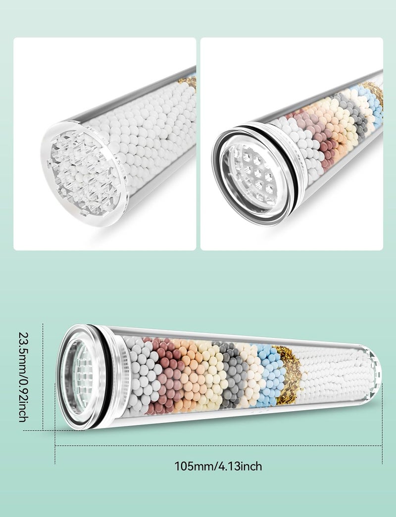 Magichome 2 Pack Replacement Filters for Handheld Shower Head - Water Softener Filters Beads for Hard Water - Remove Chlorine - Reduces Dry Itchy Skin - Image 3