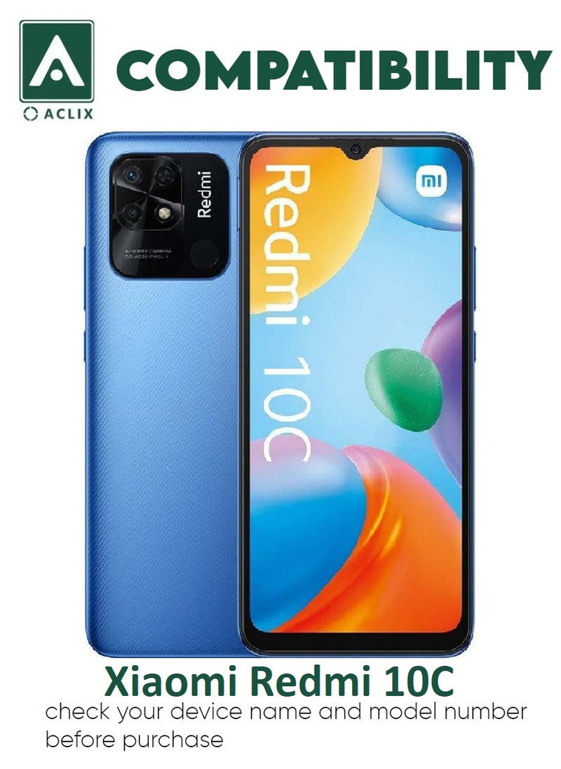 ACLIX Antistatic ESD Dustproof Premium Quality High Definition Tempered Glass Screen Protector Designed For Xiaomi Redmi 10C - Image 3