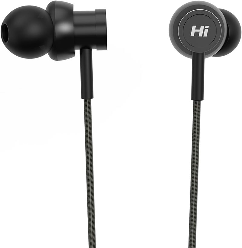 Hifuture HI5 USB-C Wired Earphones with Mic, Hi-Res Sound, Black - Image 1