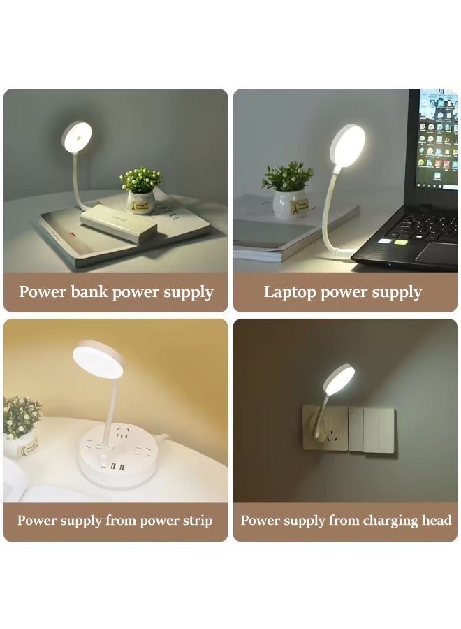 لمبة مكتب USB LED دائرية بلمس – حماية للعين – موديل P-33 - Image 3