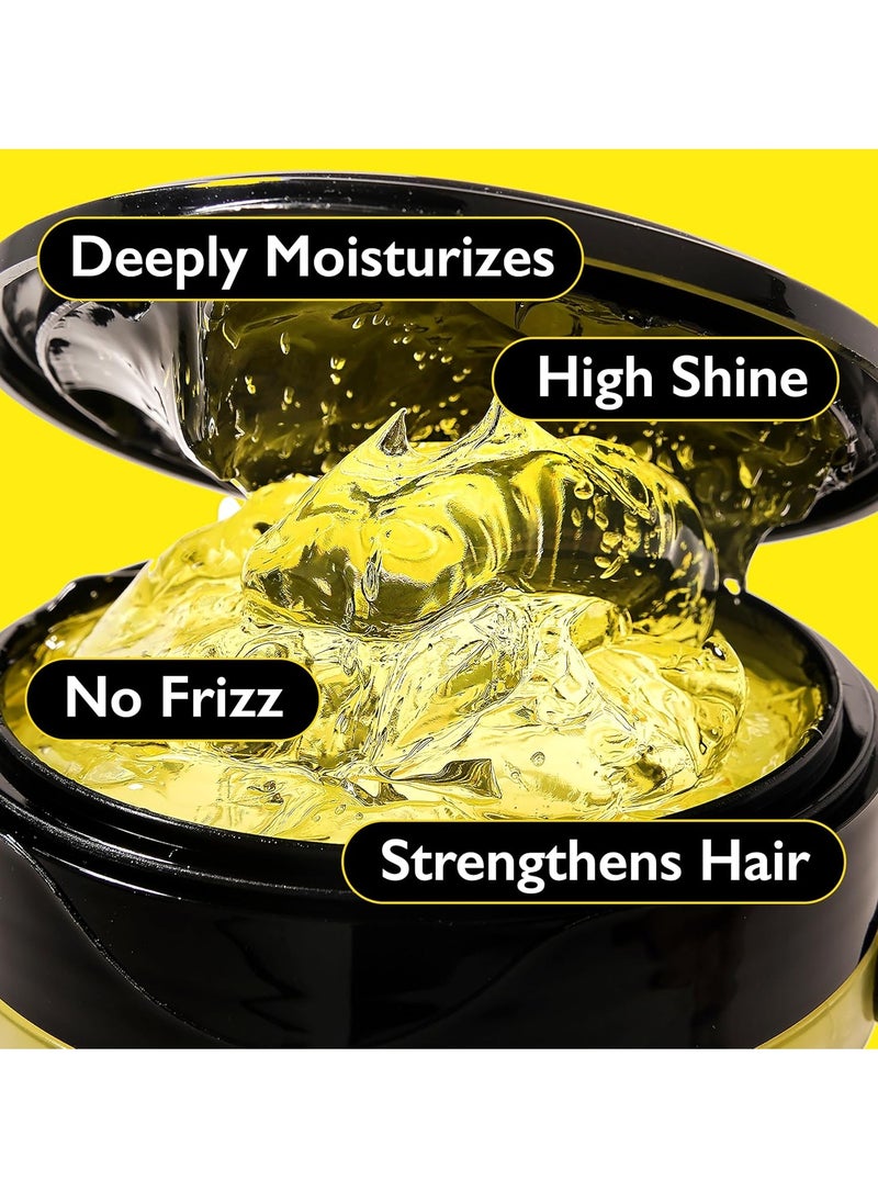 EBIN NEW YORK EBIN NEW YORK Melt'n Styling Gel Biotin and Almond Oil Infused 82oz - Strengthens Hair and Moisture Retenetion, Strong Hold Styling, Protects Hair from Damage, Gives High Shine, No Frizz or Breakage  - Image 4