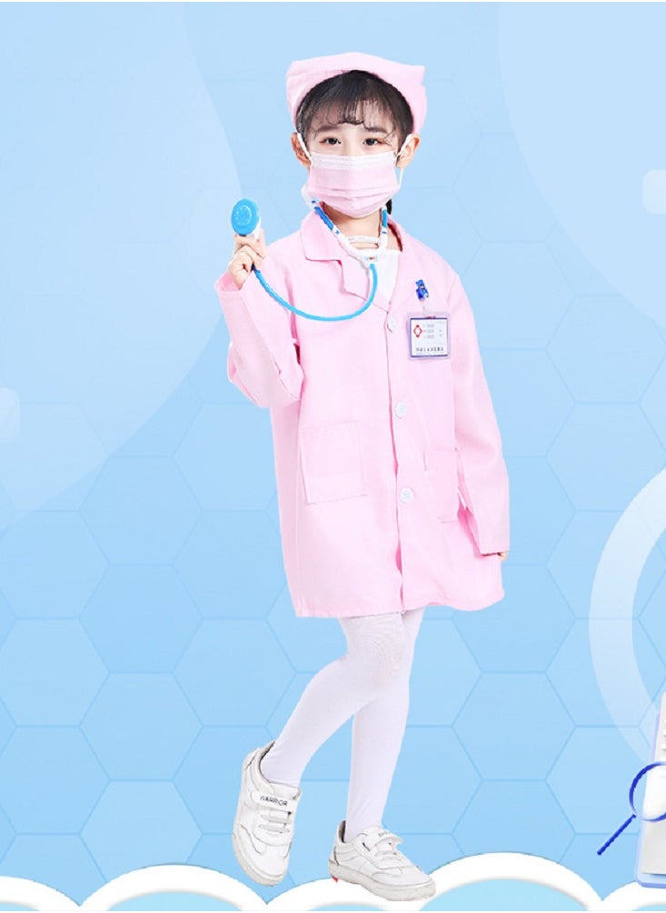 Gasin Children's doctor's gowns, children's scrubs, children's COS gowns, children's surgical gowns, cosplay costumes  - Image 1