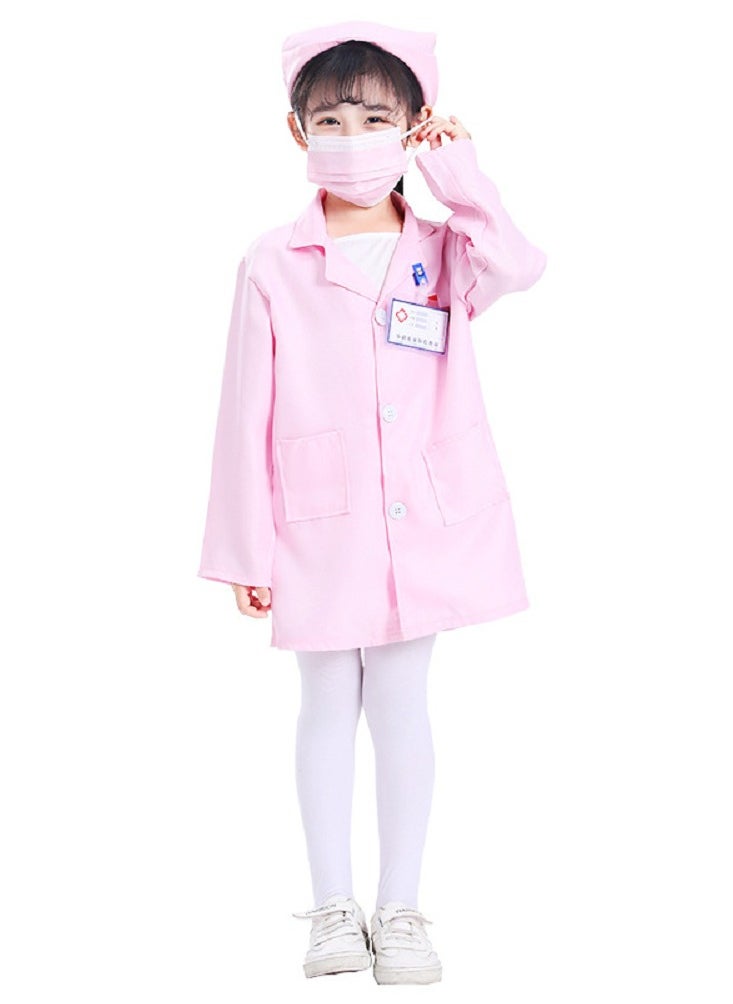 Gasin Children's doctor's gowns, children's scrubs, children's COS gowns, children's surgical gowns, cosplay costumes  - Image 2